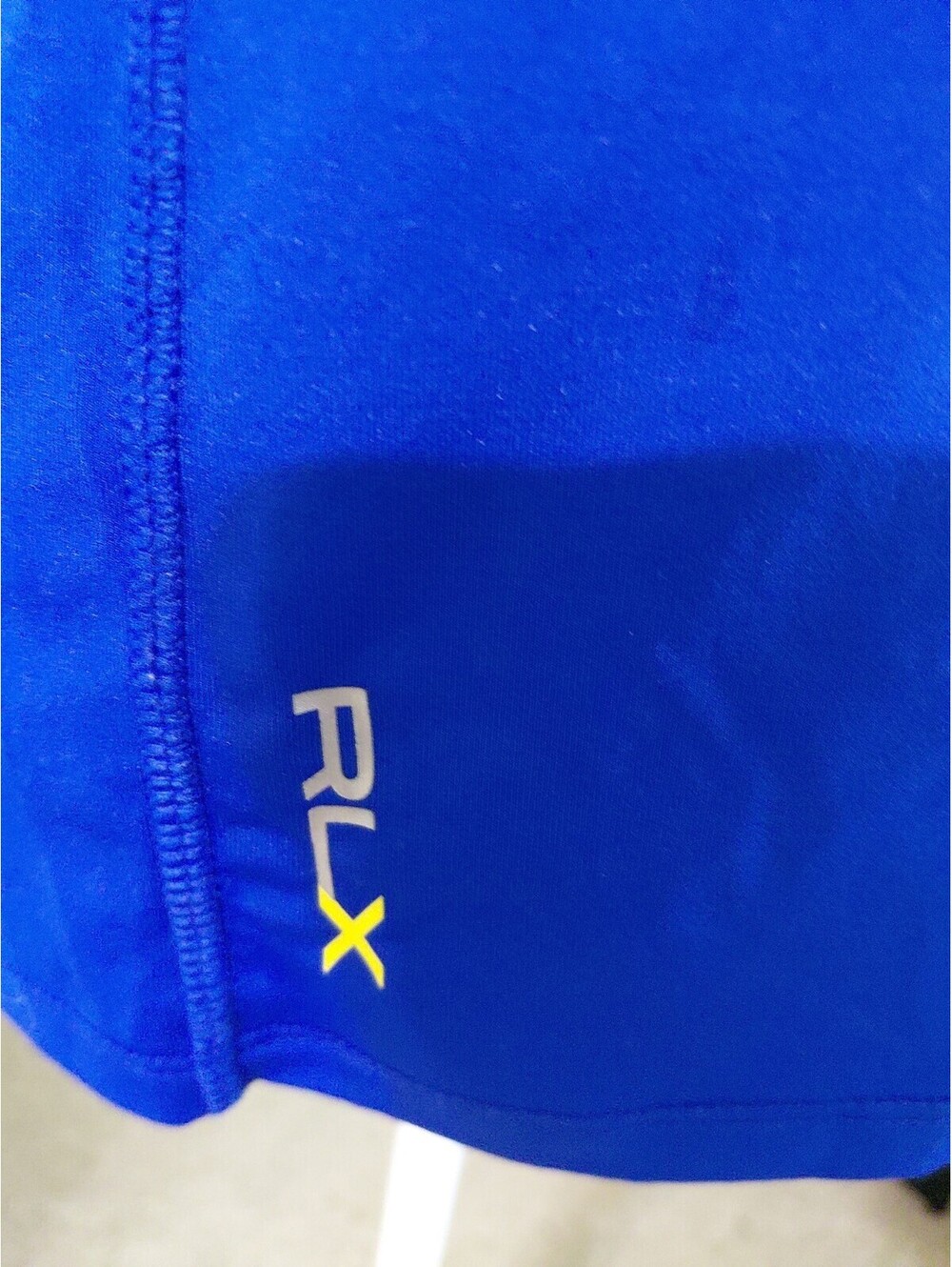 RLX Ralph Lauren Golf Top Sz L Womens Blue Performance Lightweight EUC #749 - Picture 2 of 10